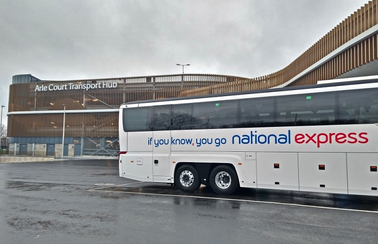 Arle Court Transport Hub welcomes more National Express services